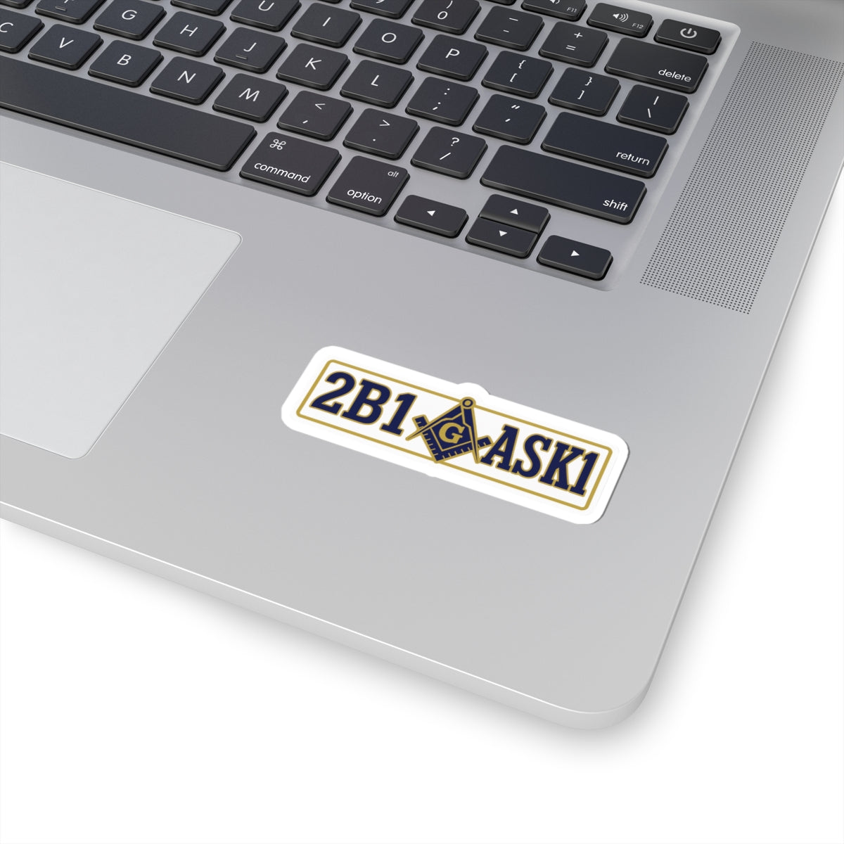 Master Mason Blue Lodge Sticker Decal - Kiss-Cut 2B1 ASK1 - Bricks Masons