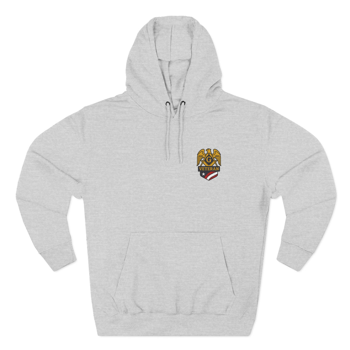 Master Mason Blue Lodge Hoodie - Veteran Mason Three-Panel Fleece - Bricks Masons