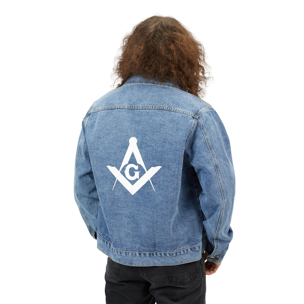 Master Mason Blue Lodge Jacket - Square and Compass G Relaxed Fit - Bricks Masons