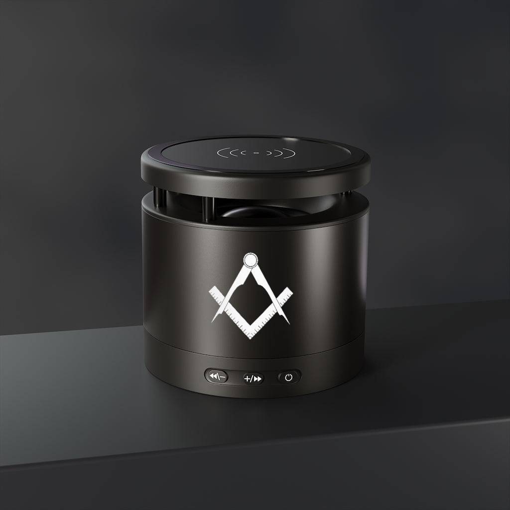 Master Mason Blue Lodge Bluetooth Speaker - Square & Compass - Bricks Masons