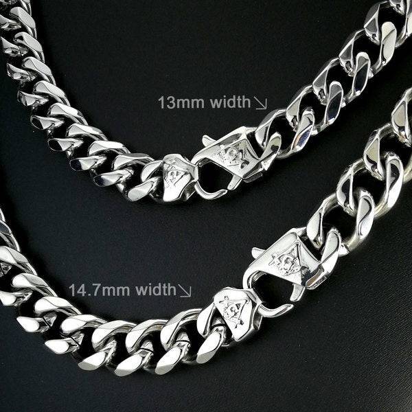 Master Mason Blue Lodge Necklace - Square and Compass G Silver 316L Stainless Steel - Bricks Masons
