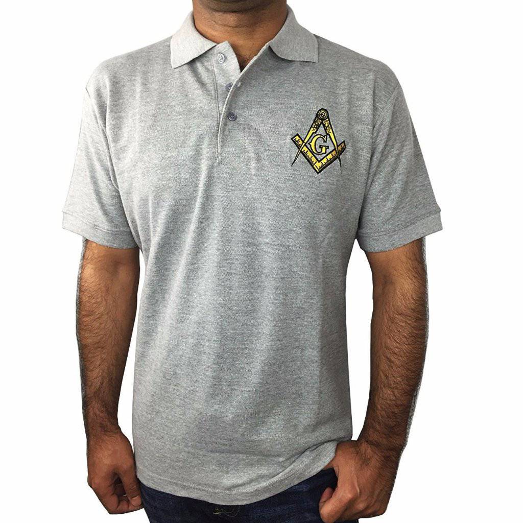 Master Mason Blue Lodge Polo Shirt - Various Colors - Bricks Masons