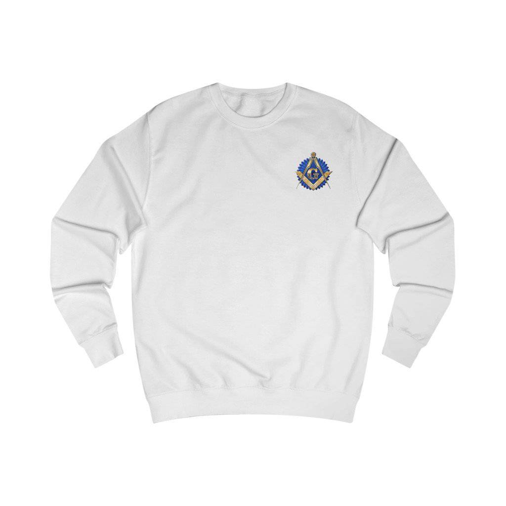 Master Mason Blue Lodge Sweatshirt - Golden Square & Compass - Bricks Masons