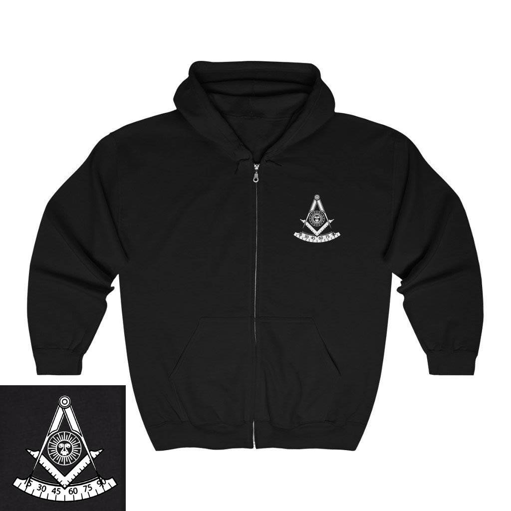 Past Master Blue Lodge California Regulation Hoodie - Various Colors - Bricks Masons