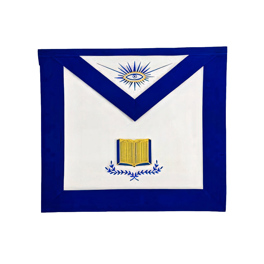 Chaplain Blue Lodge Apron - Royal Blue - Bricks Masons