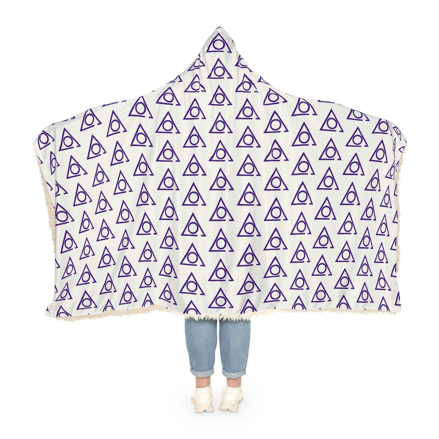 LOCOP PHA Blanket - Hooded Microfiber Fleece - Bricks Masons