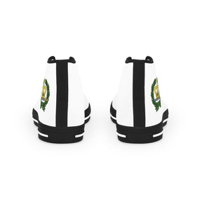 Order of the Amaranth Sneaker - High Top Black & White - Bricks Masons