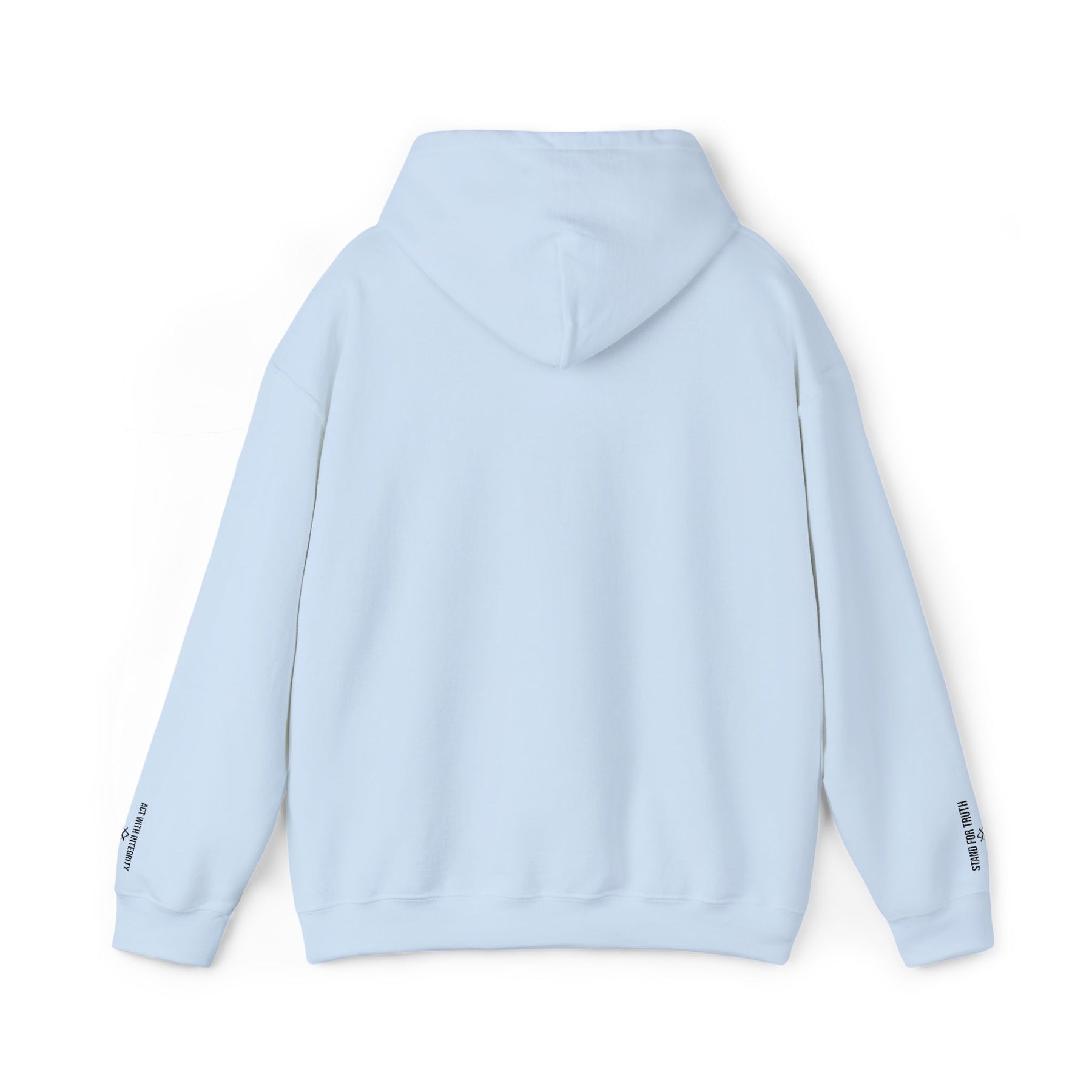 Entered Apprentice Blue Lodge Hoodie - Justice Front & Sleeves Embroidery - Bricks Masons