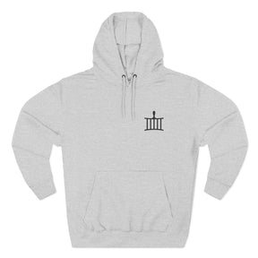 St. Lawrence The Martyr Hoodie - Stitched Front Insignia - Bricks Masons