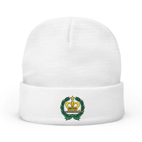 Order of the Amaranth Beanie - Knit Embroidery Emblem - Bricks Masons