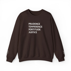 Sweatshirt - The Four Cardinal Virtues - Bricks Masons