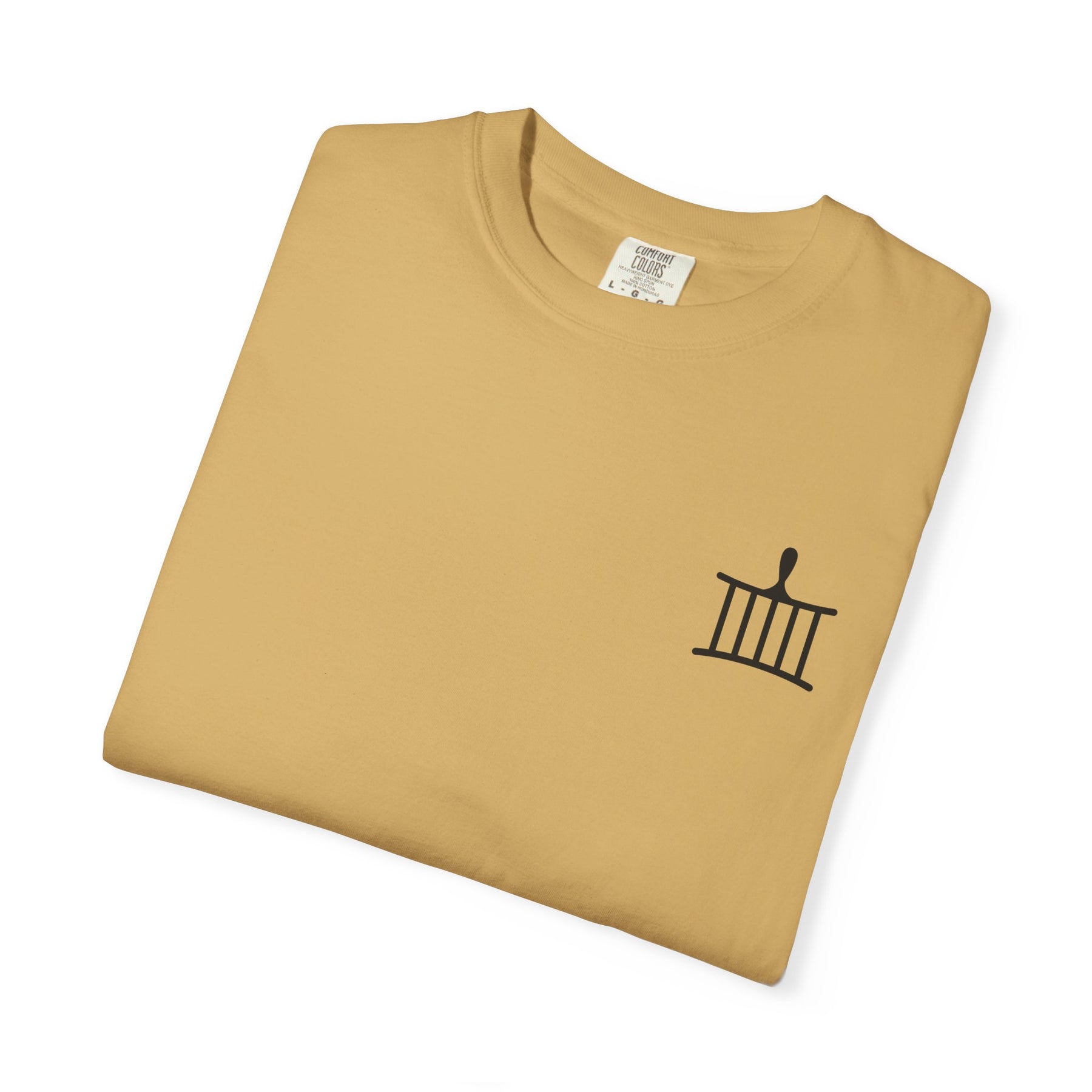St. Lawrence the Martyr T-Shirt - Cotton Garment-Dyed Tee Various Colors - Bricks Masons