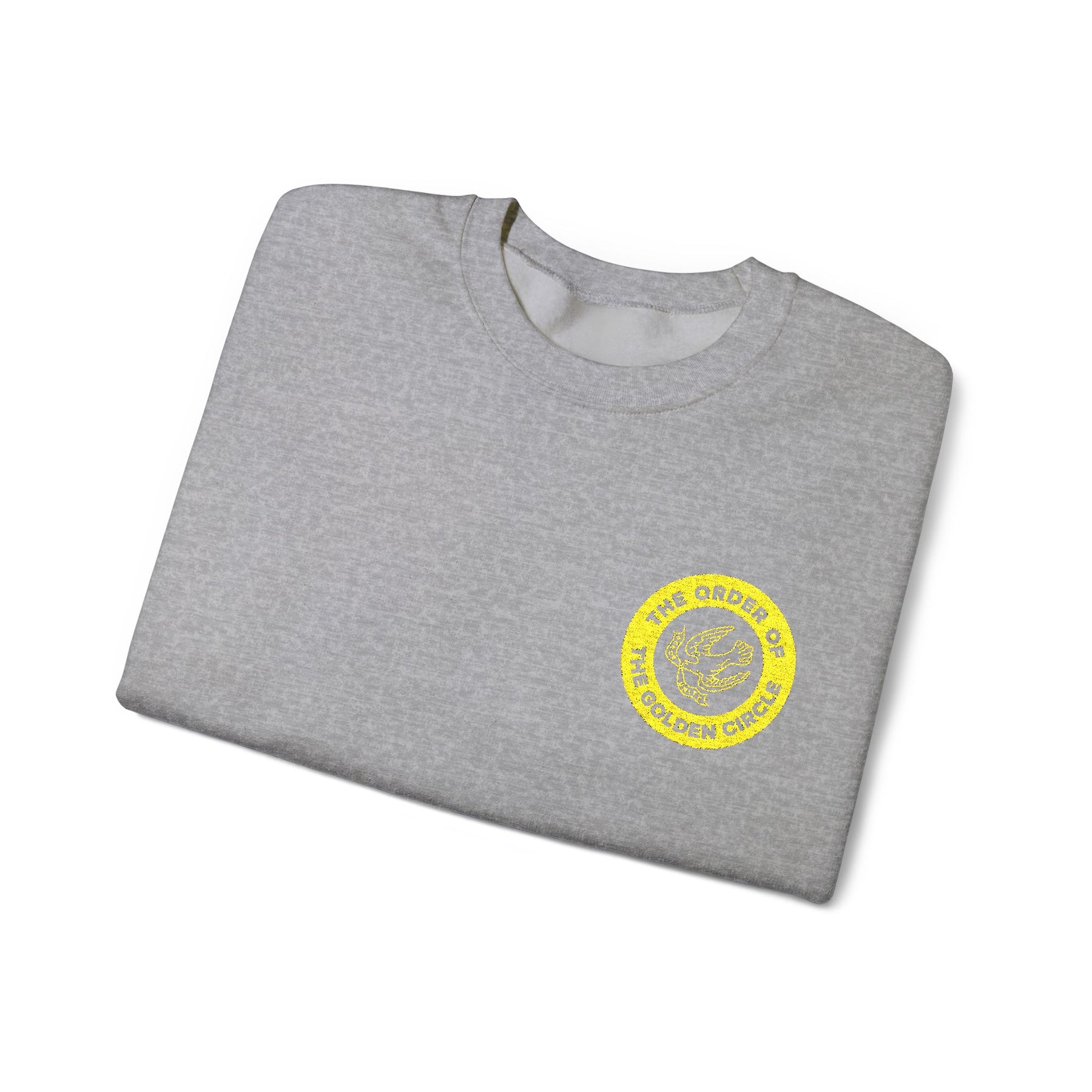 Order of the Golden Circle Sweatshirt - Crewneck Embroidered Front Design - Bricks Masons