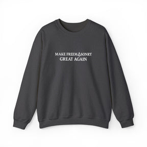 Master Mason Blue Lodge Sweatshirt - Make Freemasonry Great Again - Bricks Masons