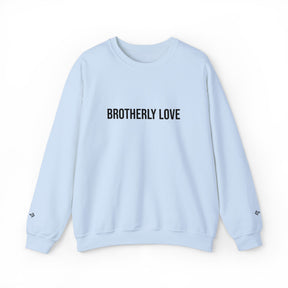 Master Mason Blue Lodge Sweatshirt - Brotherly Love Front & Sleeves Embroidery - Bricks Masons