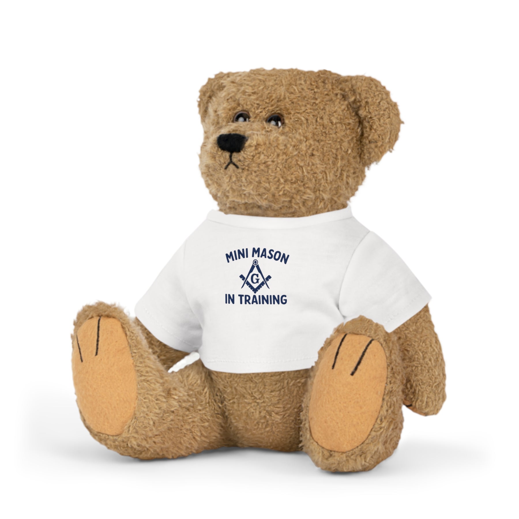 Master Mason Blue Lodge Teddy Bear - Mini Mason In Training 4 Plushies - Bricks Masons