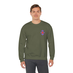 Knight Templar Priests Sweatshirt - Crewneck Embroidered Emblem - Bricks Masons