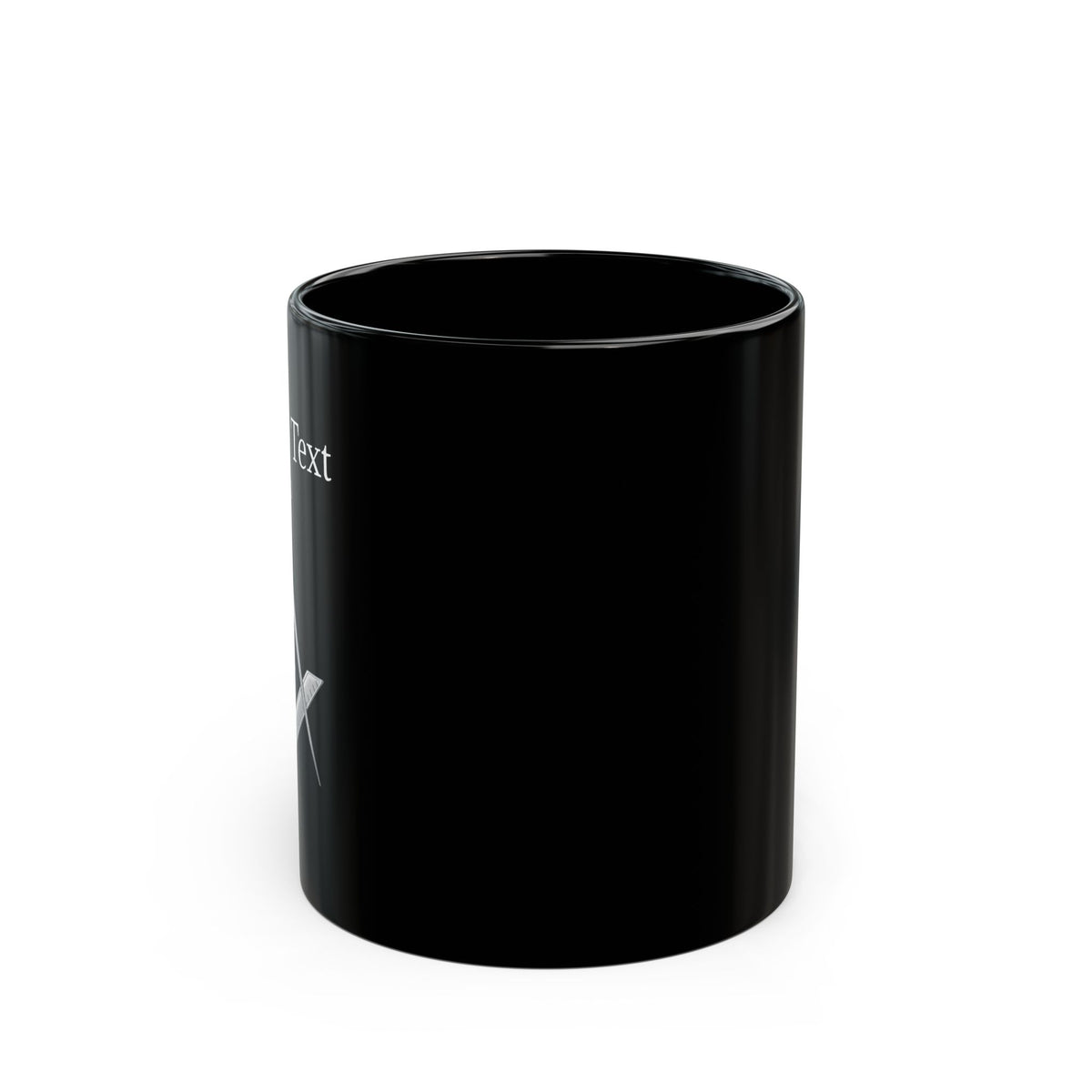 Master Mason Blue Lodge 11oz Black Mug - Bricks Masons