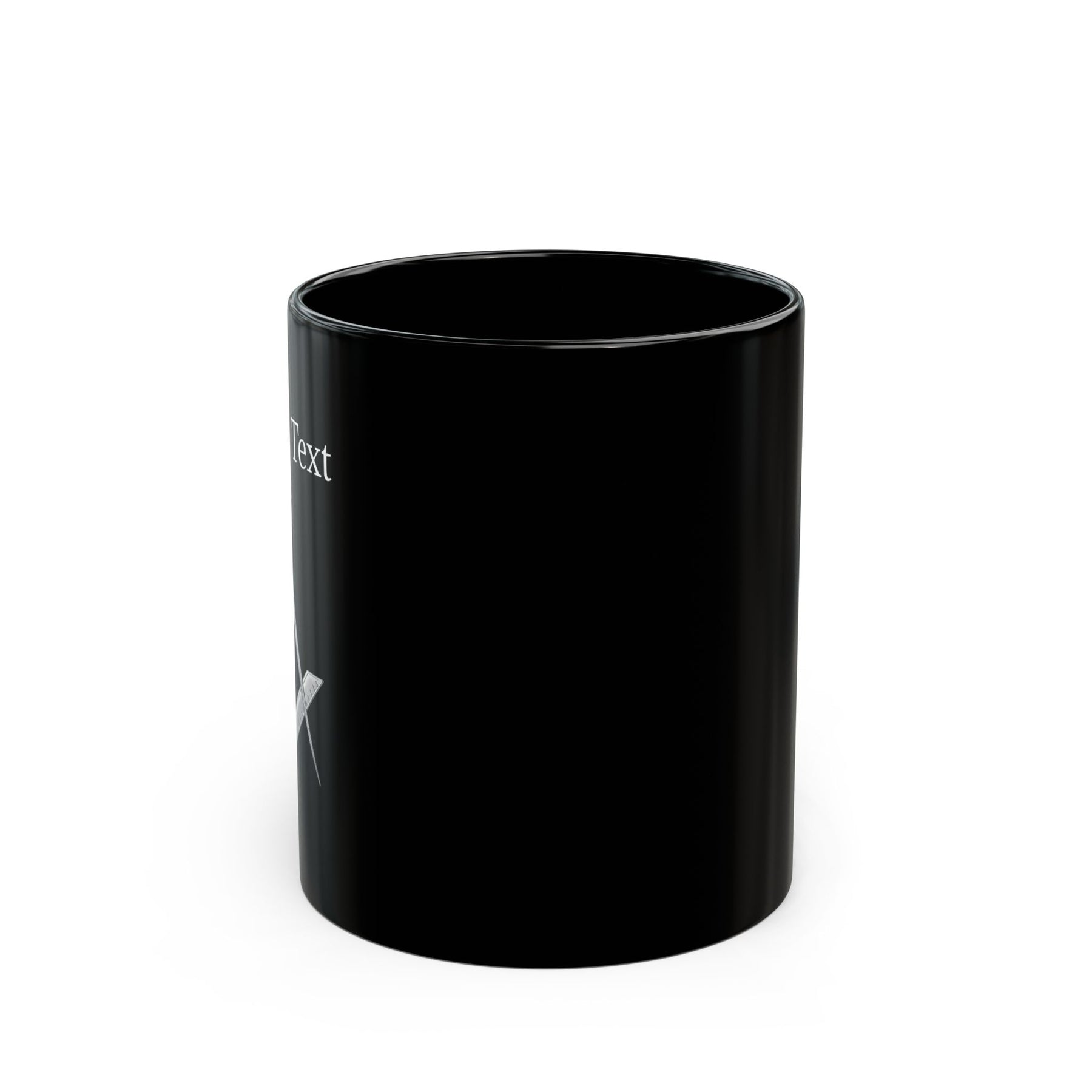 Master Mason Blue Lodge 11oz Black Mug - Bricks Masons