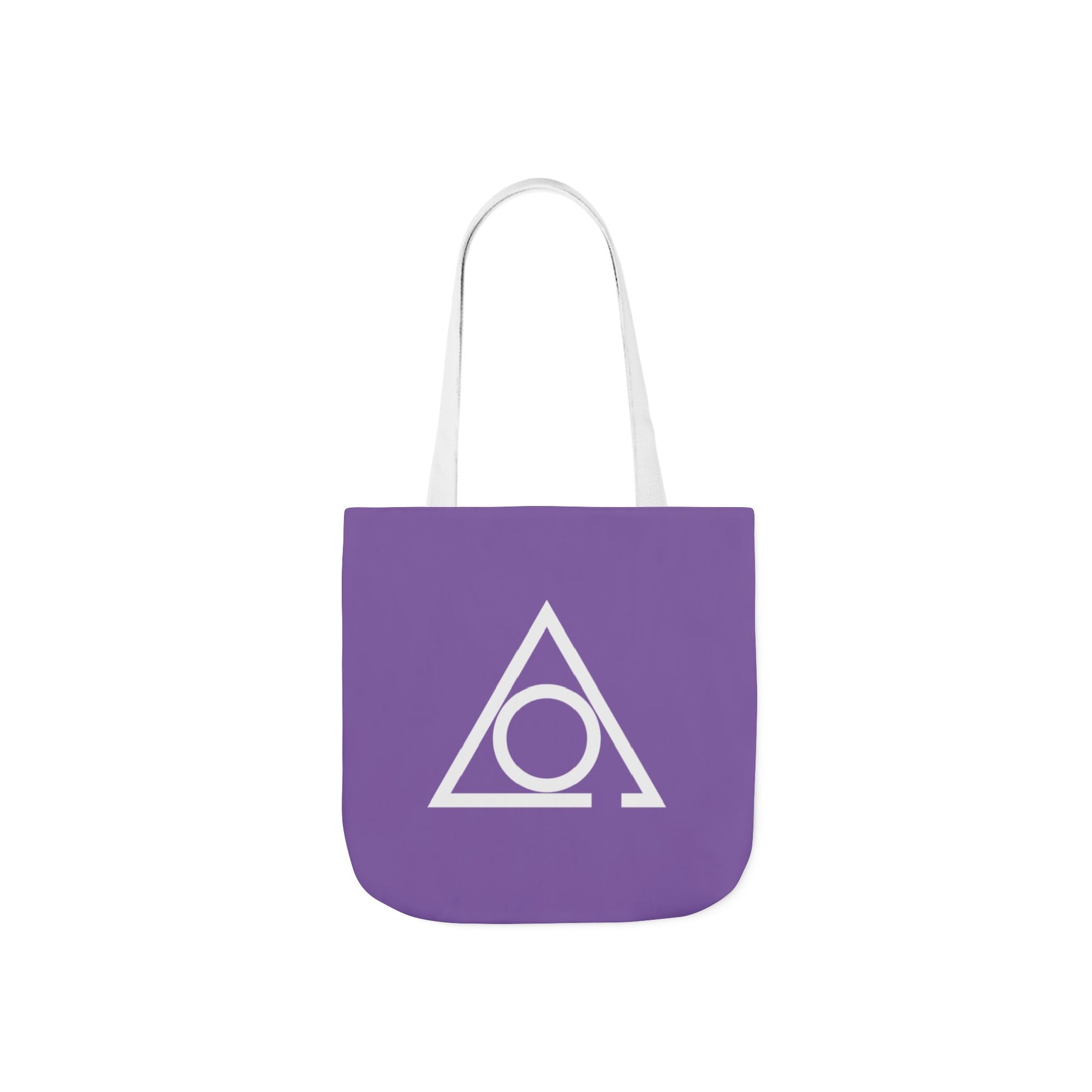 LOCOP Tote Bag - Purple & White Polyester - Bricks Masons