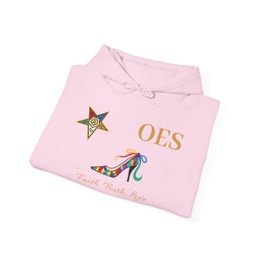 OES Hoodie - Faith Truth & Love with The Colorful Eastern Star - Bricks Masons
