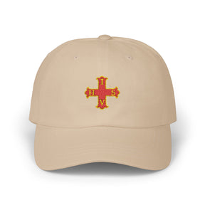 Red Cross of Constantine Baseball Cap - Cotton Various Colors - Bricks Masons