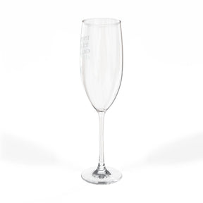 Master Mason Blue Lodge Champagne Flute - S&C G Initiated Elevated Celebrated