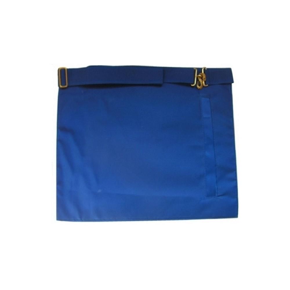 12th Degree Scottish Rite Apron - White & Royal Blue Moire - Bricks Masons