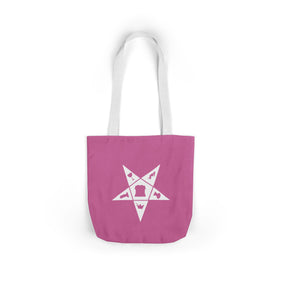 OES Tote Bag - Pink Polyester Custsomizable - Bricks Masons