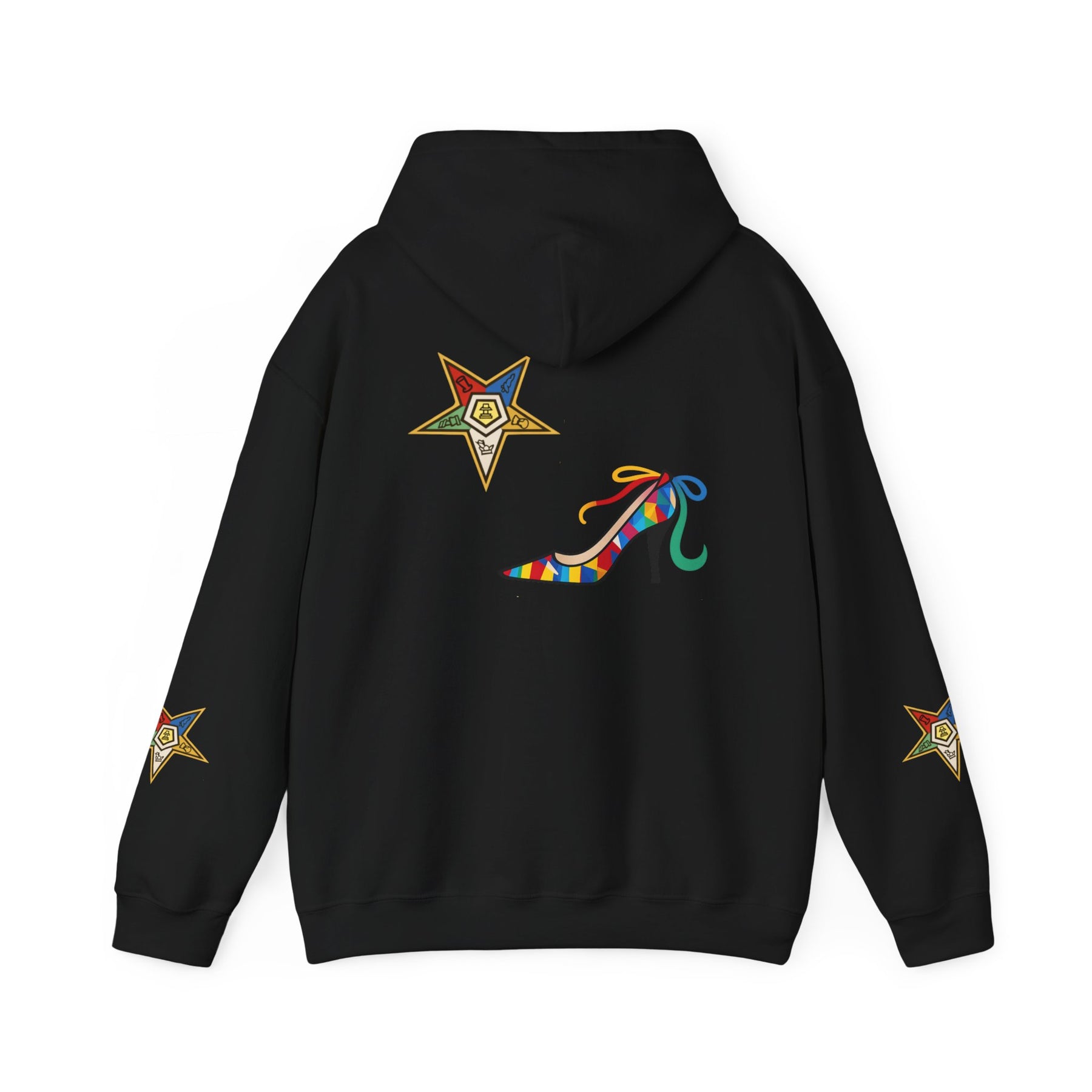 OES Hoodie - Faith Truth & Love with The Colorful Eastern Star - Bricks Masons