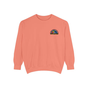 International Order of The Rainbow For Girls Sweatshirt - Embroidered Rainbow Star - Bricks Masons