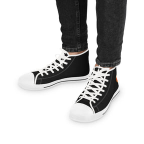 Heroines of Jericho Sneaker - High Top Black & White - Bricks Masons