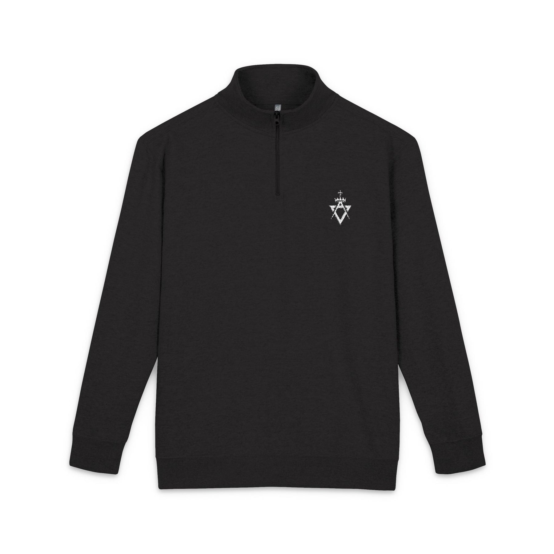 Allied Masonic Degrees Sweatshirt - White AMD Emblem Embroidery - Bricks Masons