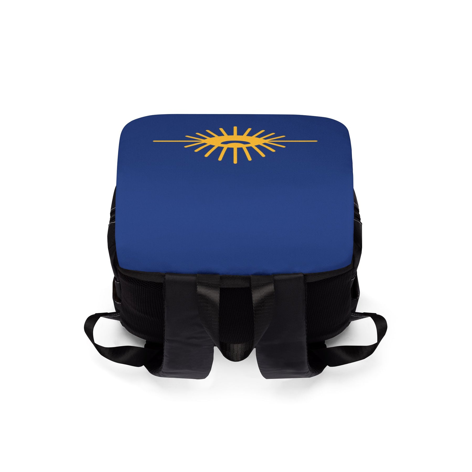 Knights of the All Seeing Eye Backpack - Blue & Yellow Adjustable Straps - Bricks Masons