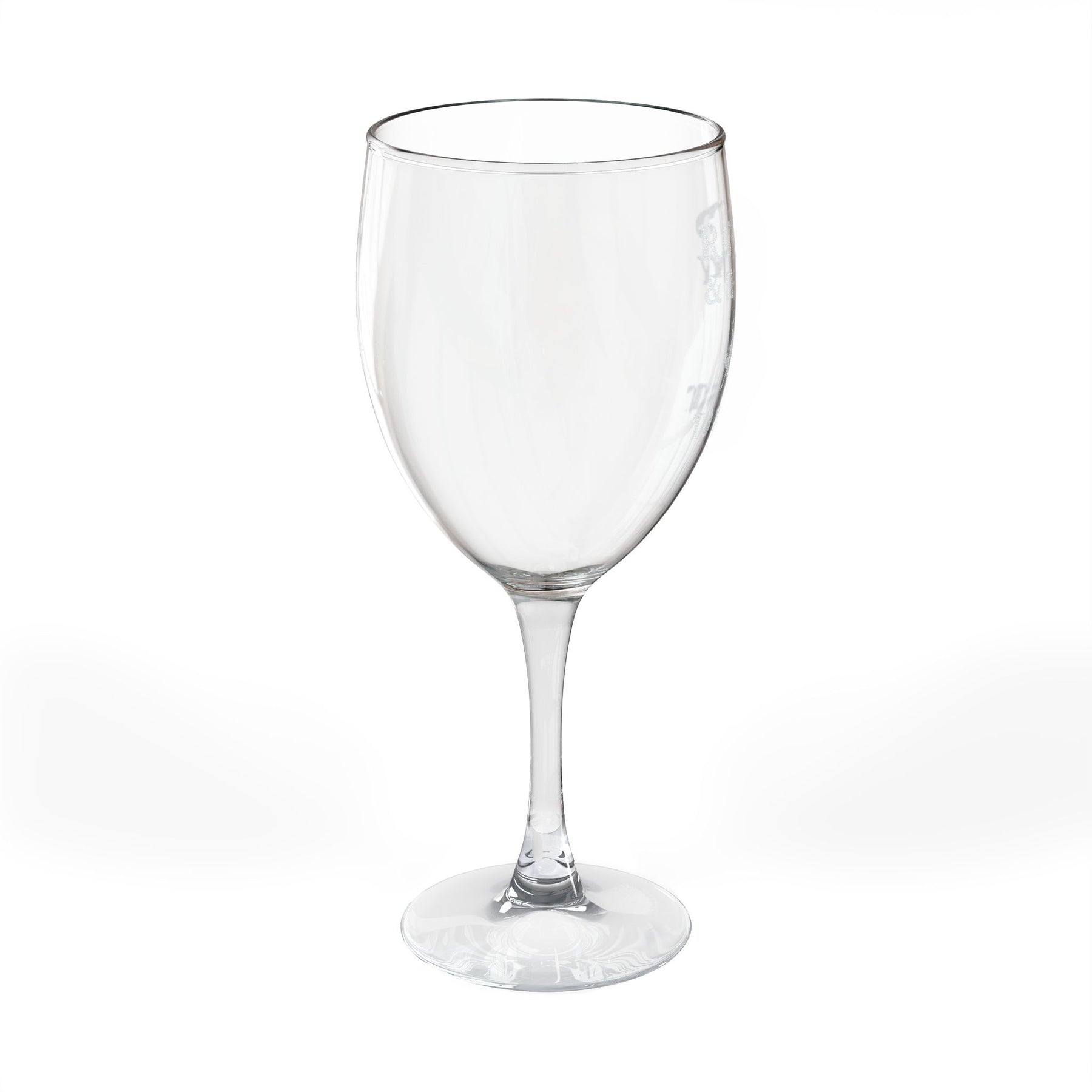 Master Mason Blue Lodge Wine Glass - Raised & Ready To Toast Square & Compass G