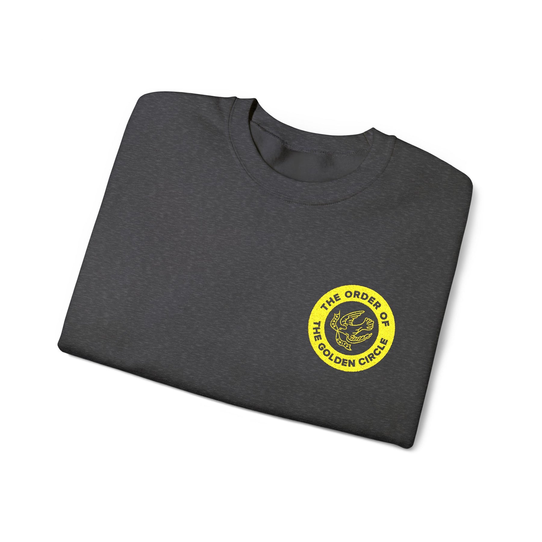 Order of the Golden Circle Sweatshirt - Crewneck Embroidered Front Design - Bricks Masons