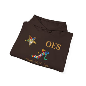 OES Hoodie - Faith Truth & Love with The Colorful Eastern Star - Bricks Masons