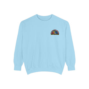 International Order of The Rainbow For Girls Sweatshirt - Embroidered Rainbow Star - Bricks Masons