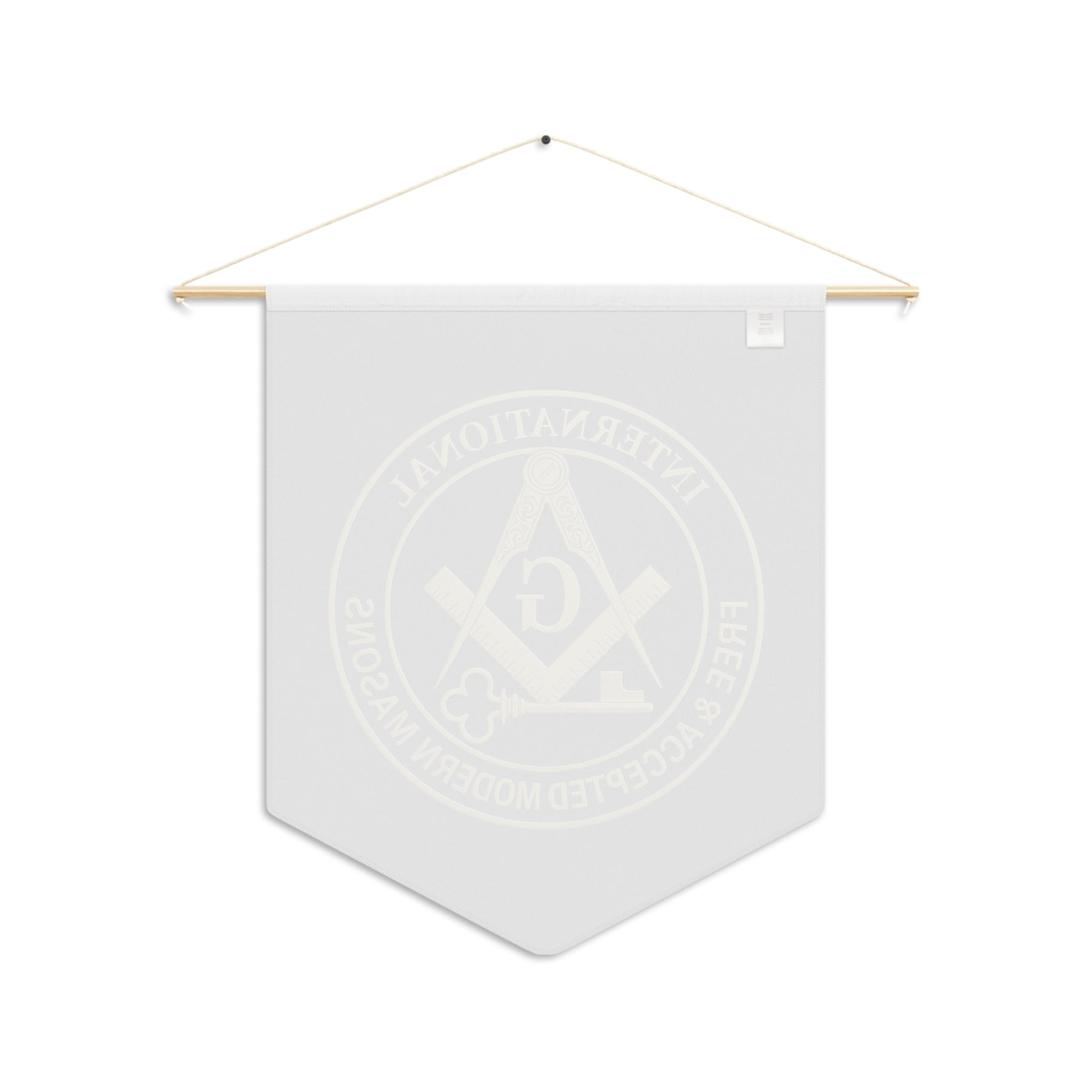 International Masons Pennant - Free and Accepted Modern Masons - Bricks Masons