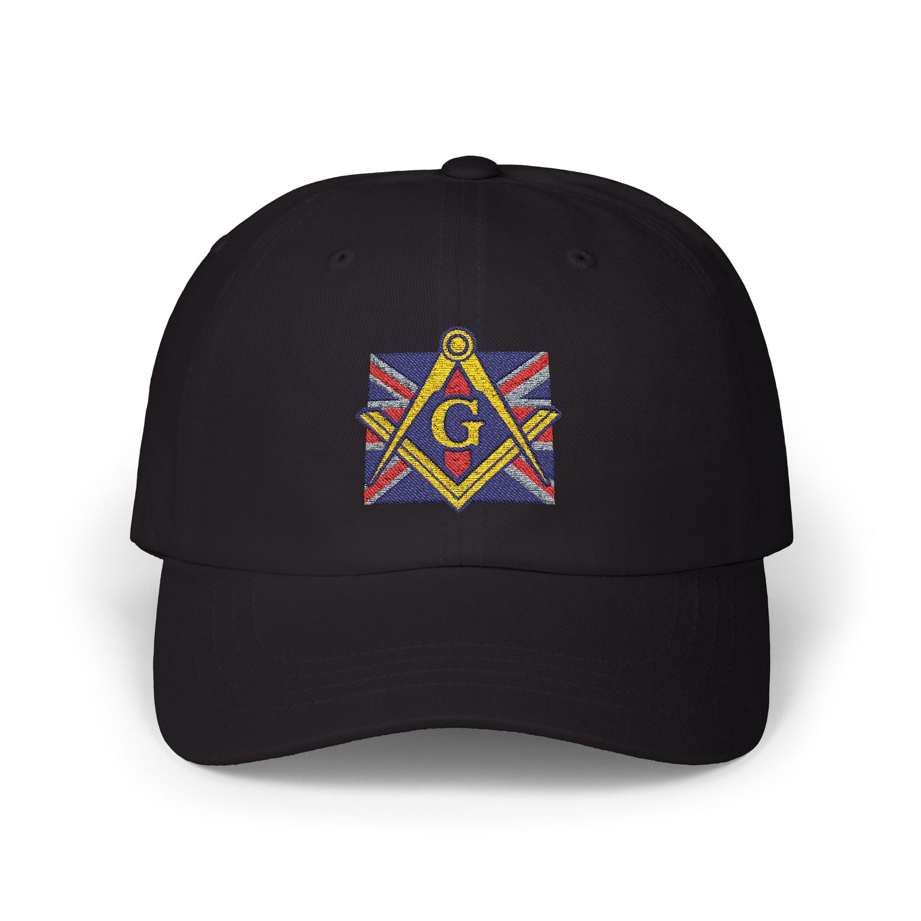 Master Mason Craft Baseball Cap - United Kingdom Mason Square & Compass G - Bricks Masons
