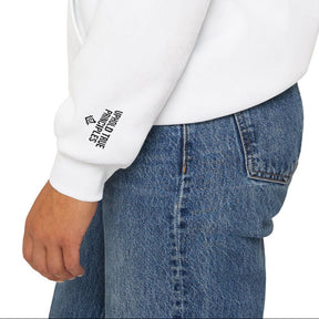 Master Mason Blue Lodge Hoodie - Strength Front & Sleeves Embroidery - Bricks Masons