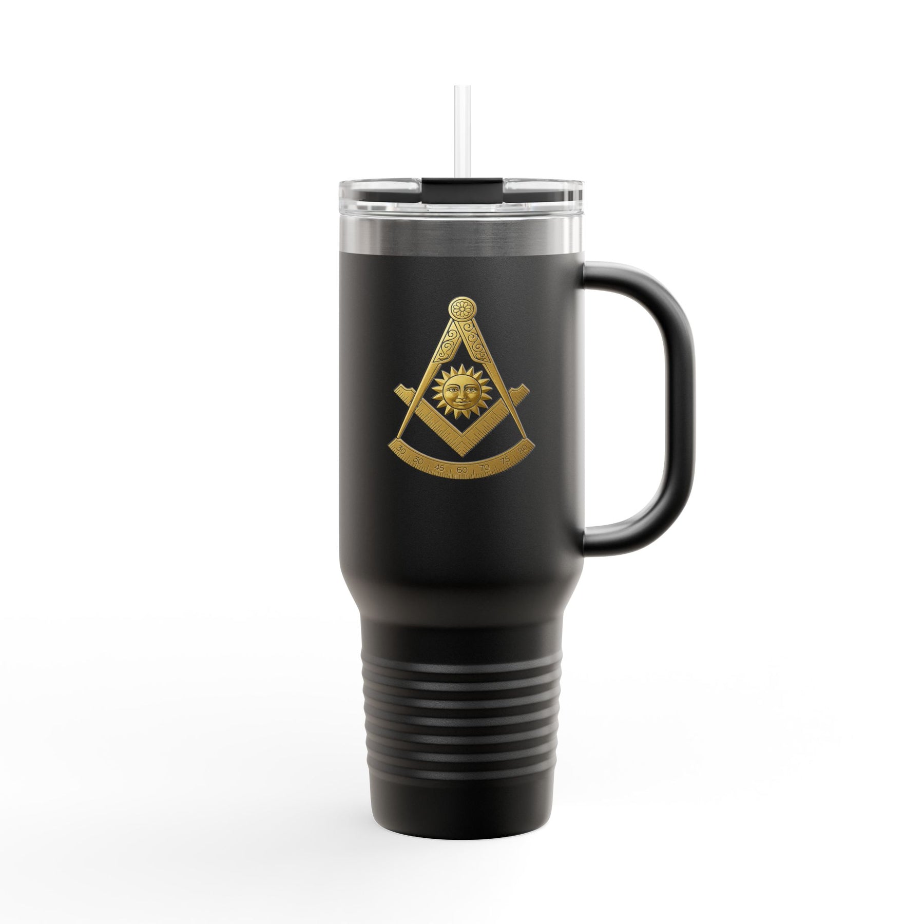 Past Master Blue Lodge Ringneck Tumbler - 40oz Stainless Steel & Insulated - Bricks Masons
