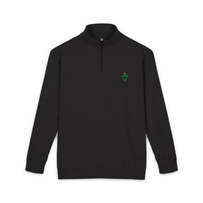 Allied Masonic Degrees Sweatshirt - Green AMD Emblem Embroidery - Bricks Masons