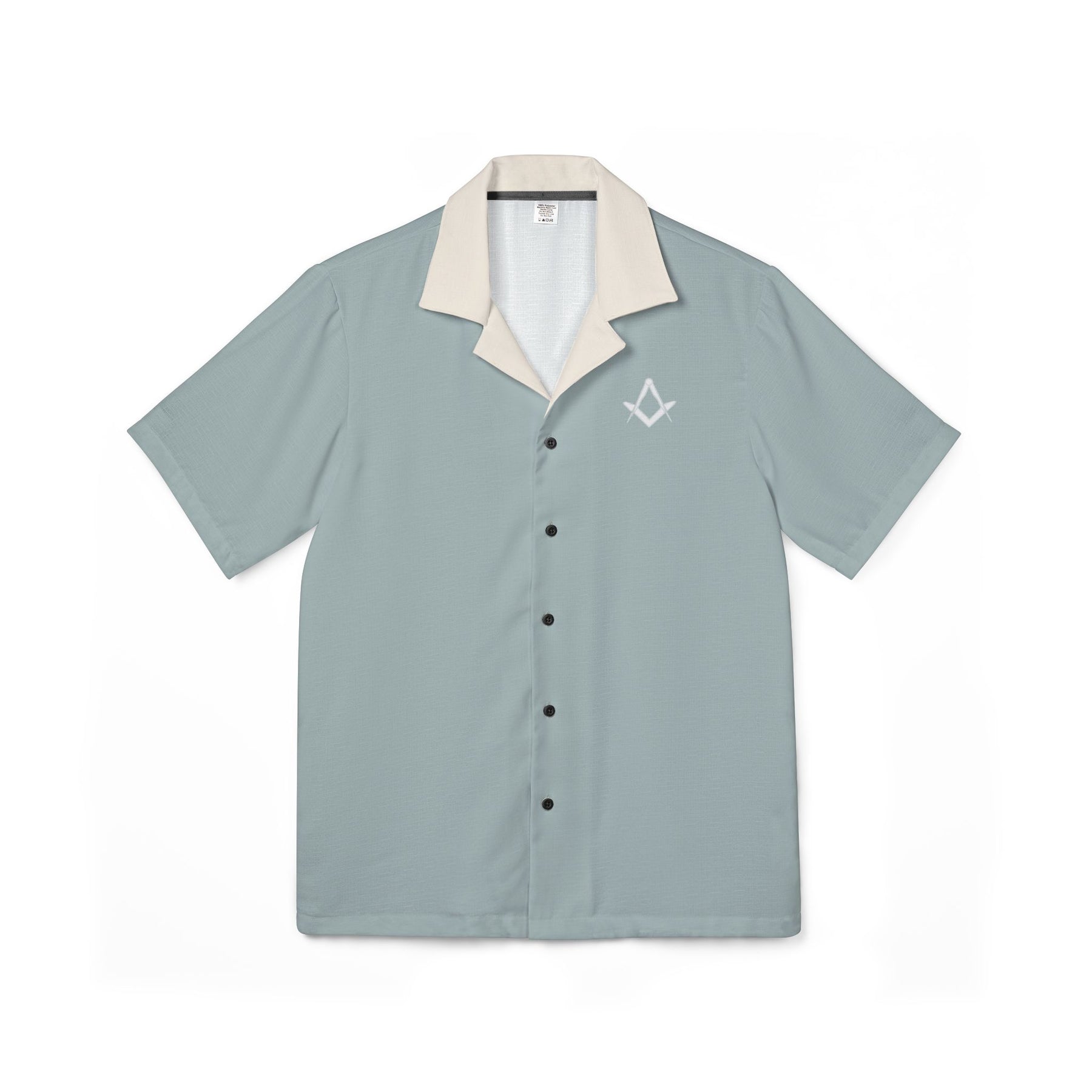 Men's Hawaiian Camp Shirt (AOP) - Bricks Masons
