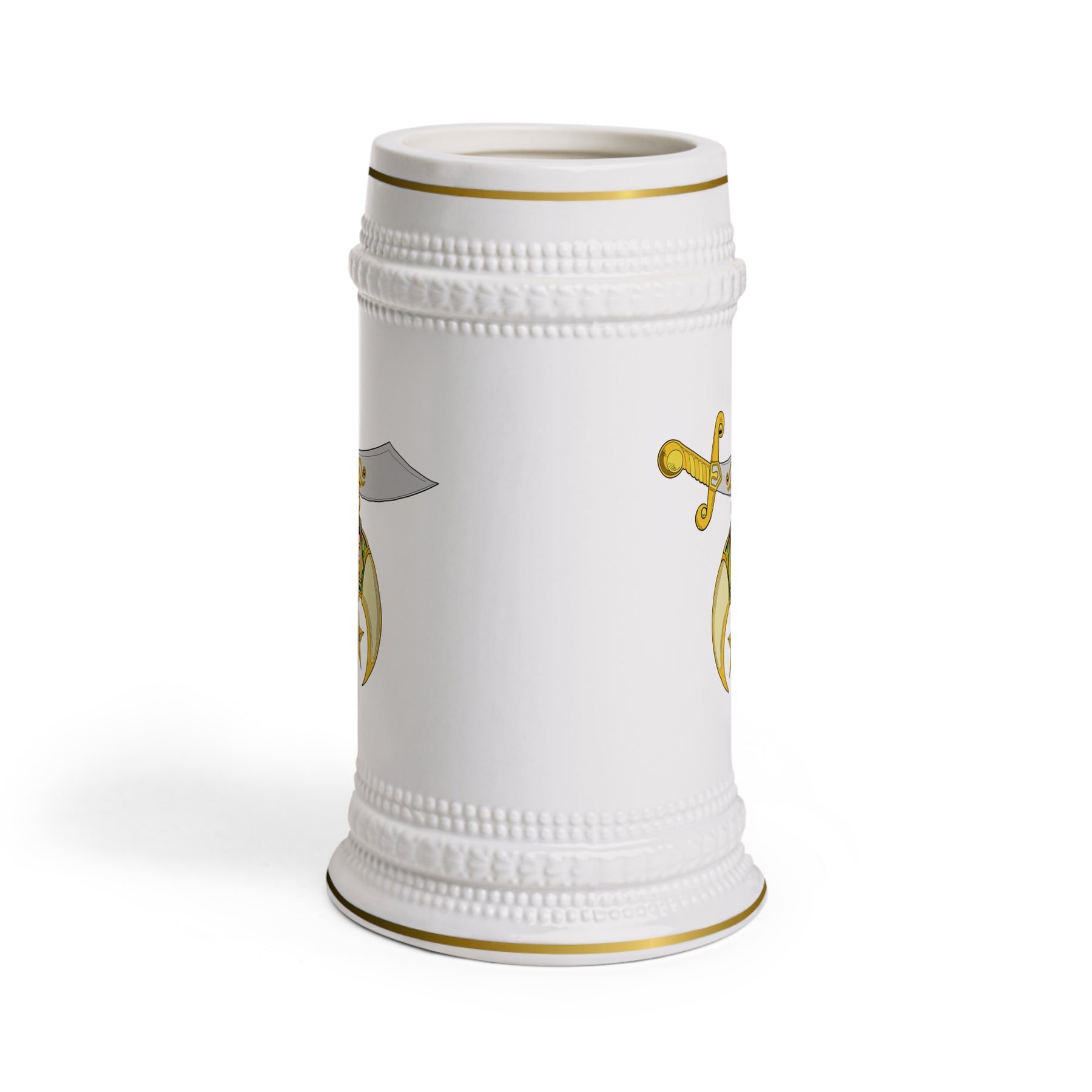 Shriners Mug - Scimitar & Crescent Emblem - Bricks Masons