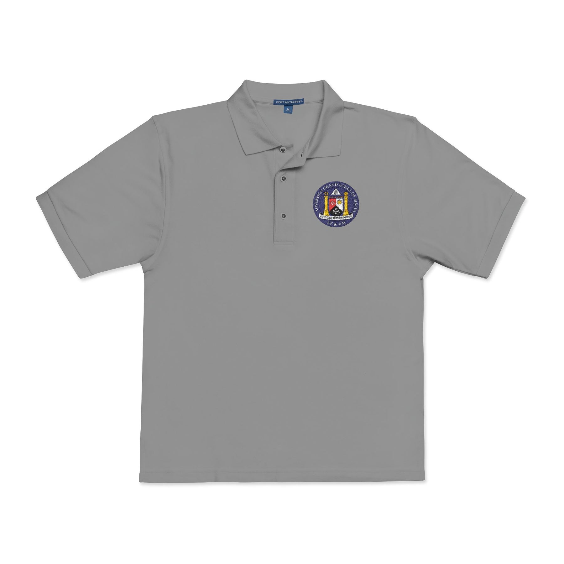 Malta Jurisdiction Polo Shirt - Embroidered Emblem Various Colors - Bricks Masons
