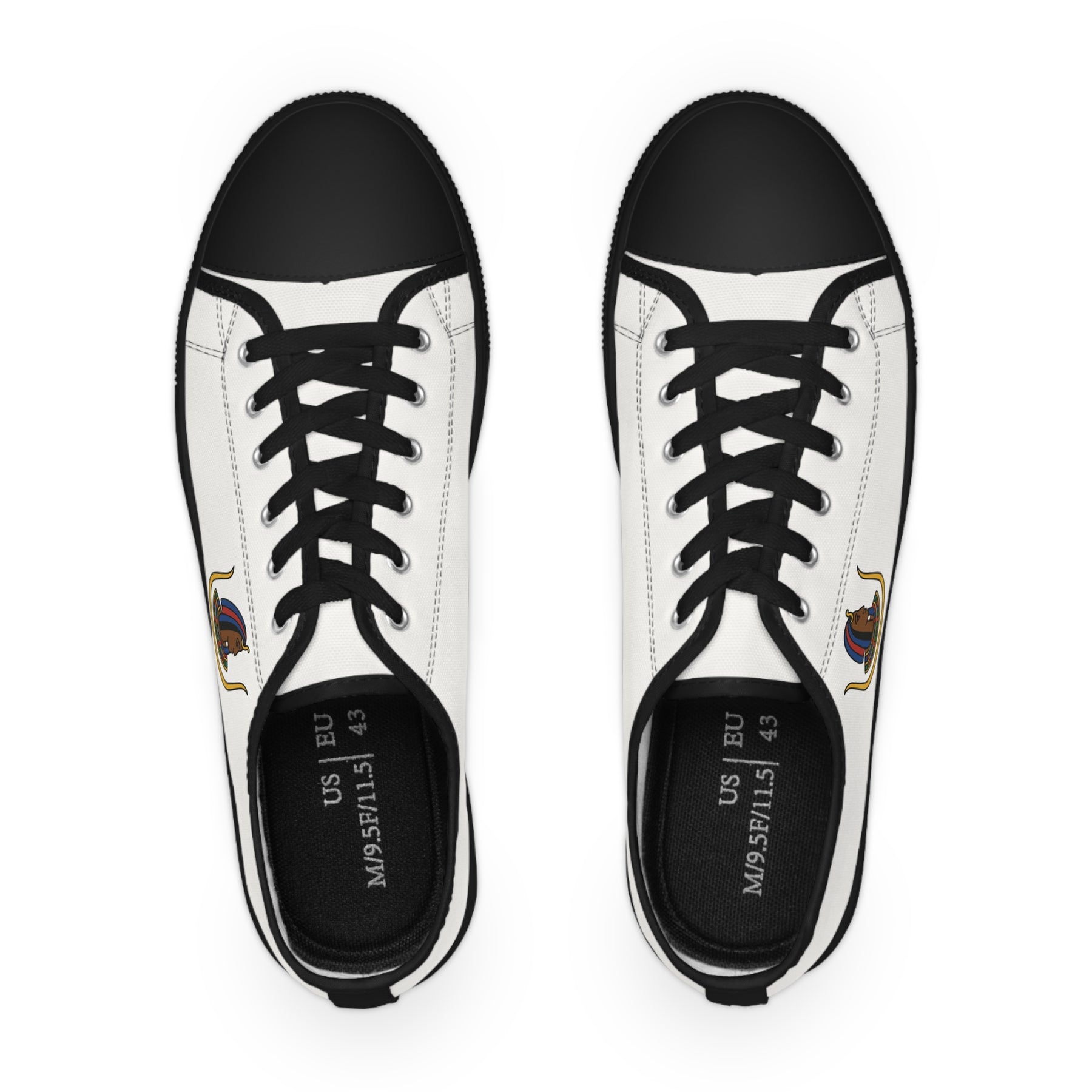 DOI Sneaker - Low Top Sneaker Black & White - Bricks Masons