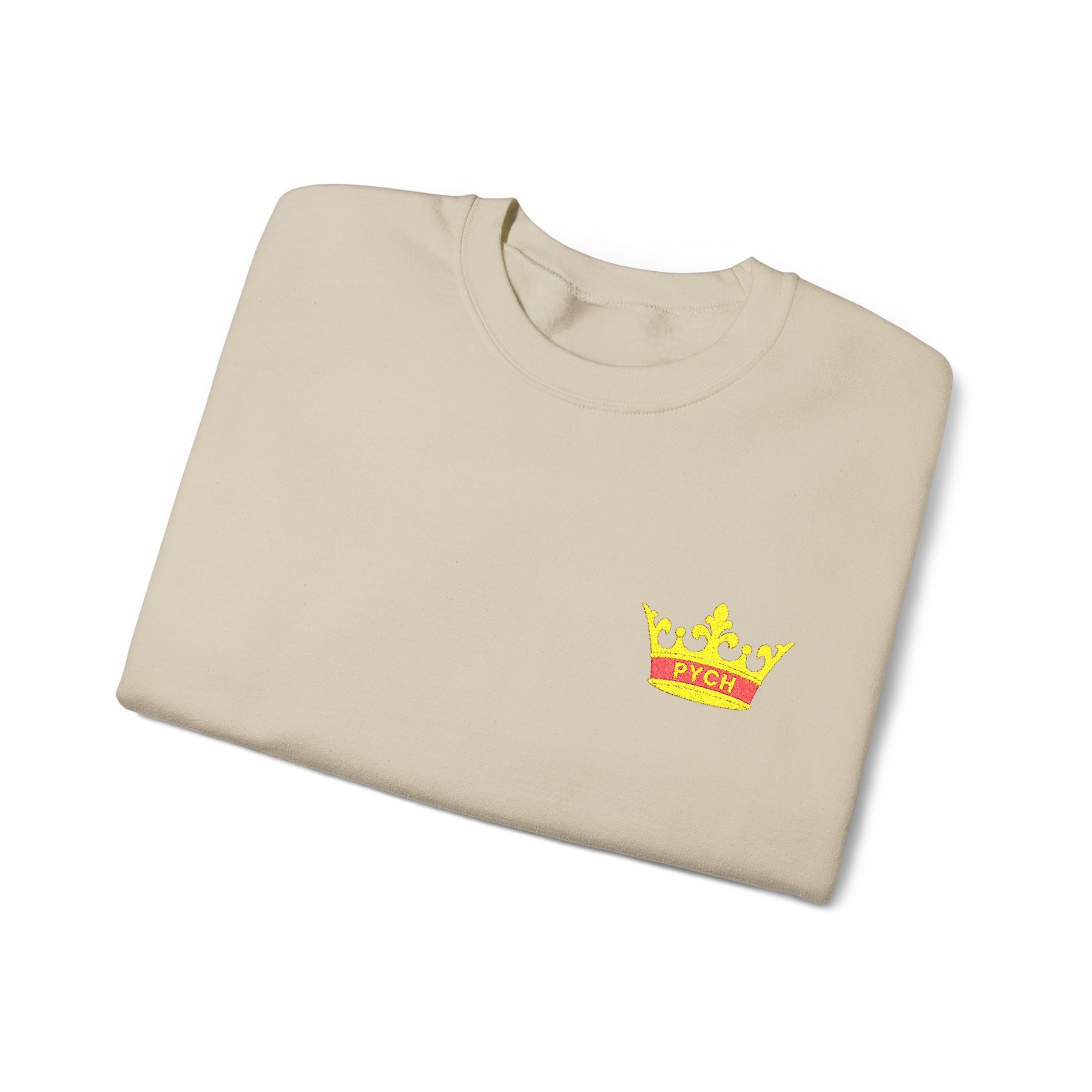PYCH Sweatshirt - Crewneck Front Chest Crest - Bricks Masons