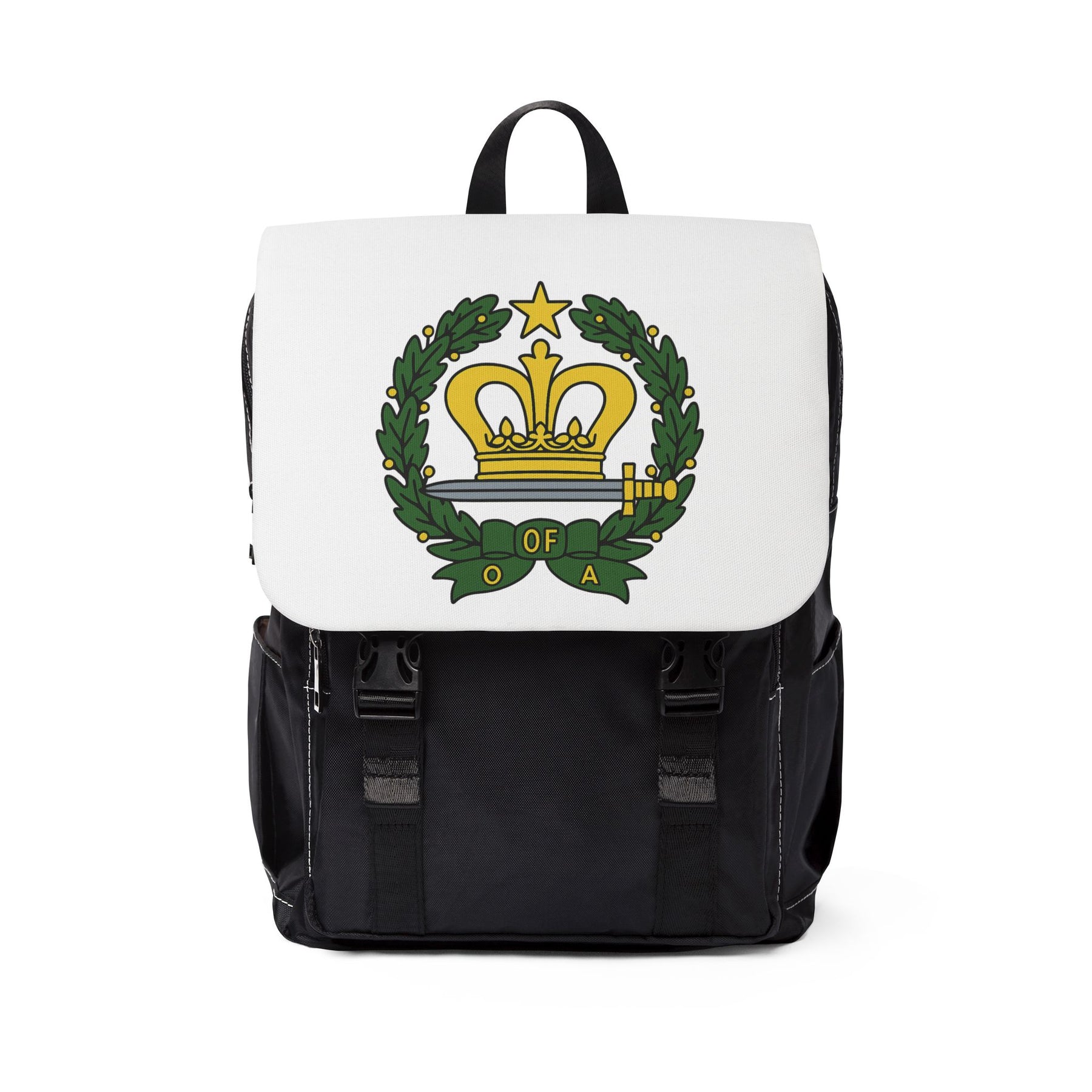 Order of the Amaranth Backpack - White With Vibrant Colors - Bricks Masons