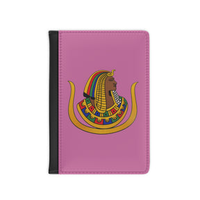 DOI Passport Cover - Pink PU Leather With Inner Compartments - Bricks Masons